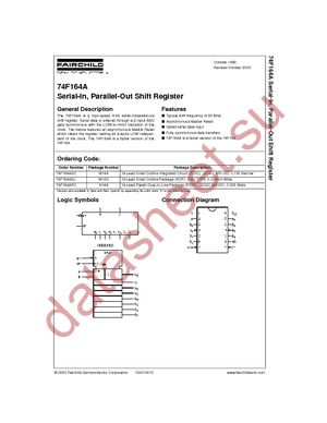 74F164ASC datasheet  